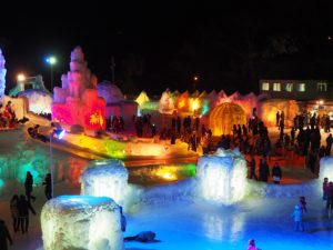 【支笏湖温泉】氷濤まつりに行ってみた♪【北海道旅行】